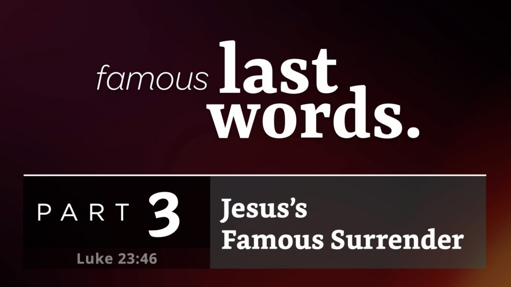 Jesus\'s Famous Surrender