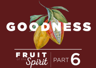 Fruit of the Spirit | Part 6: Goodness